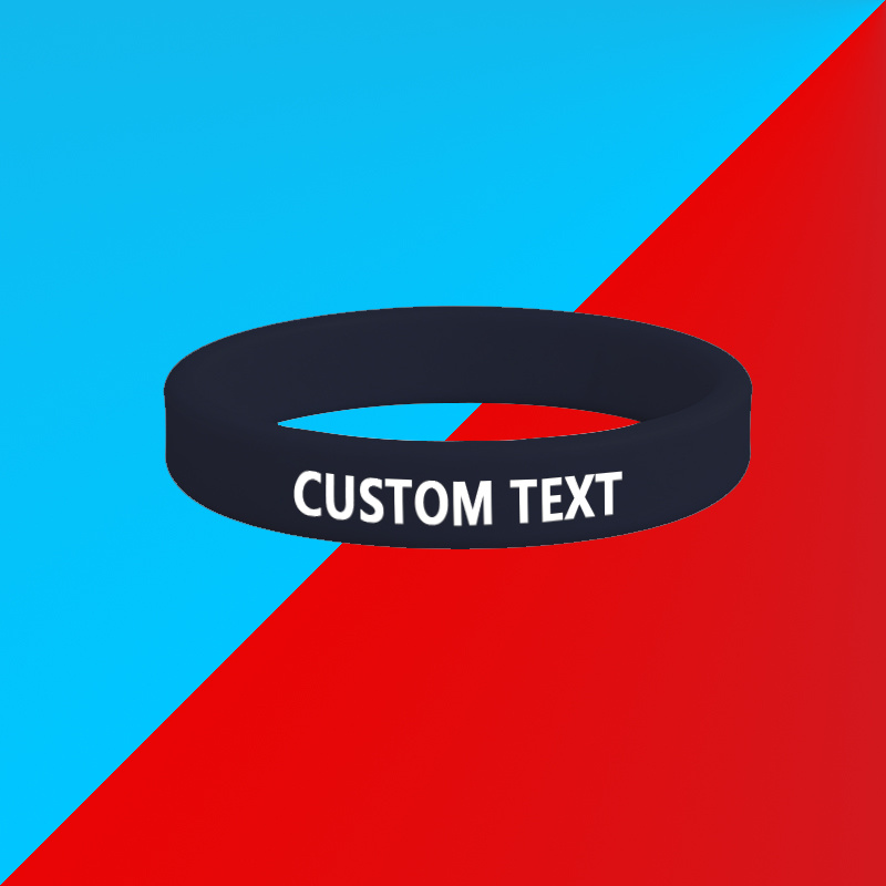 70pcs Custom Silicone Wristbands, Personalised Gift Set